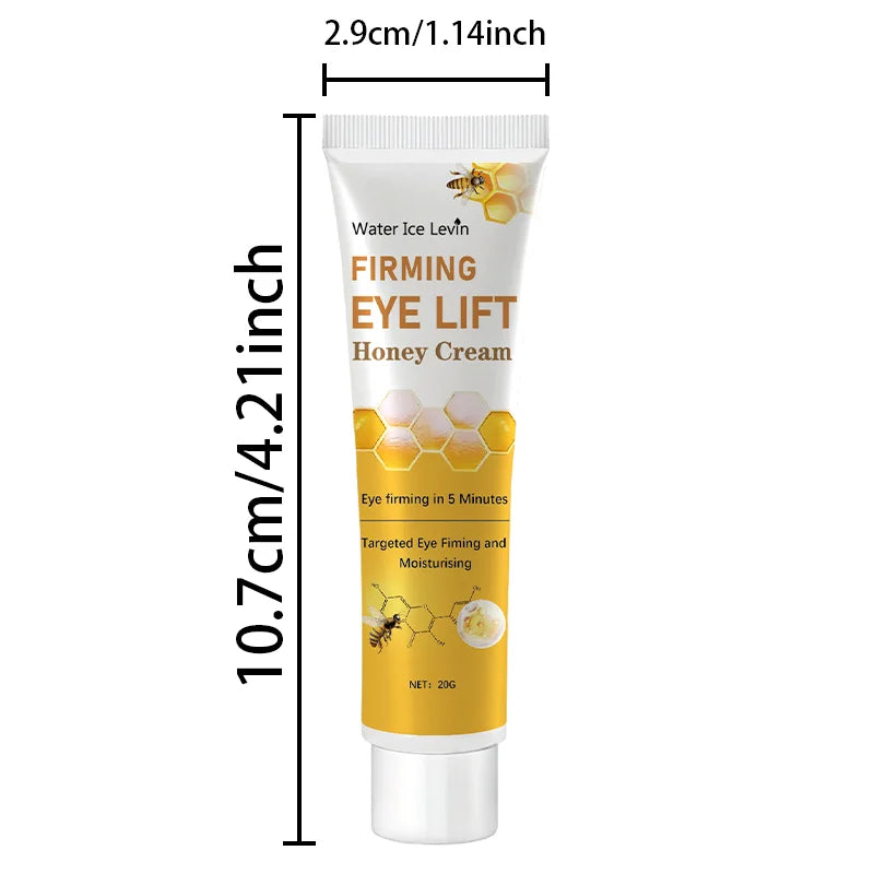 Crema de ojos con miel para ojeras, bolsas y líneas de expresión