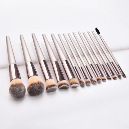 Professional Makeup Brush Set 14 Pieces - Set de 14 Brochas Profesionales de Maquillaje