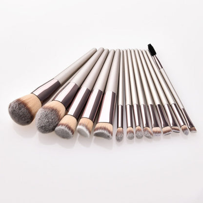 Professional Makeup Brush Set 14 Pieces - Set de 14 Brochas Profesionales de Maquillaje
