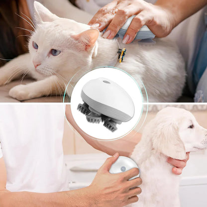 Electric Scalp Massager – 4-Head Deep Tissue Massager for Hair Growth & Relaxation