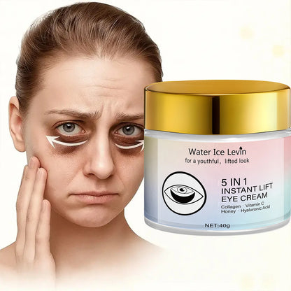 5-in-1 Eye Cream with Collagen & Vitamin C - Instant Brightening Effect - Deeply Hydrating - For a Radiant Look