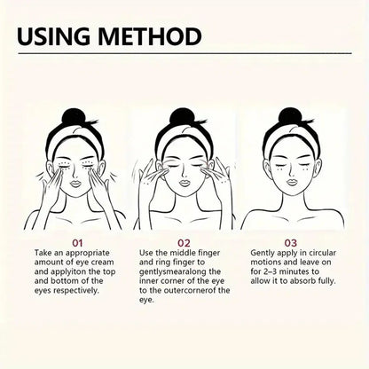 5-in-1 Eye Cream with Collagen & Vitamin C - Instant Brightening Effect - Deeply Hydrating - For a Radiant Look