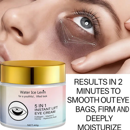 5-in-1 Eye Cream with Collagen & Vitamin C - Instant Brightening Effect - Deeply Hydrating - For a Radiant Look