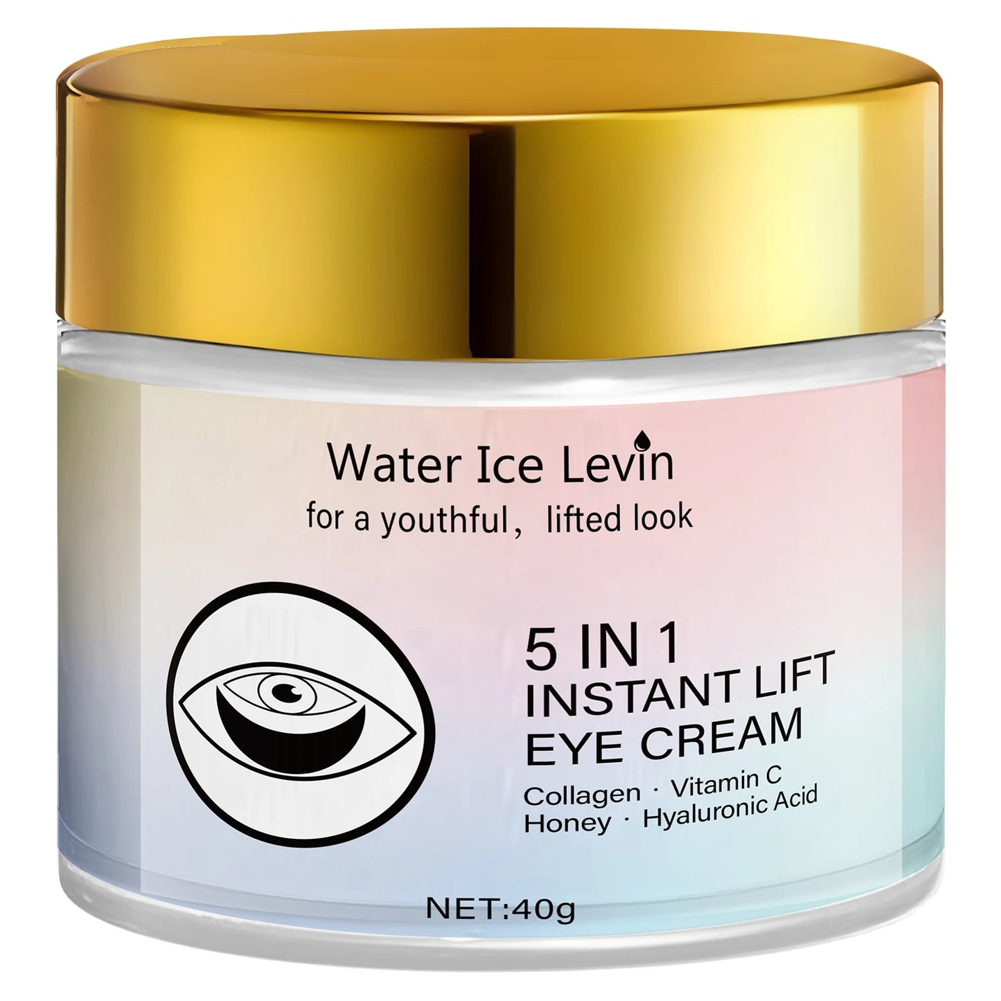 5-in-1 Eye Cream with Collagen & Vitamin C - Instant Brightening Effect - Deeply Hydrating - For a Radiant Look
