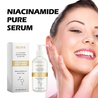 Serum de niacinamida minimizador de poros en botella con gotero